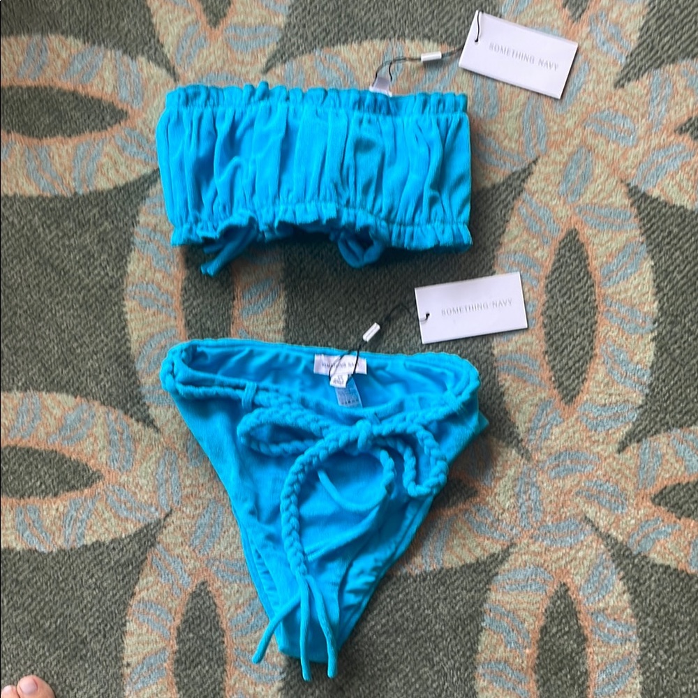 Something Navy Blue Bikini New with tags!